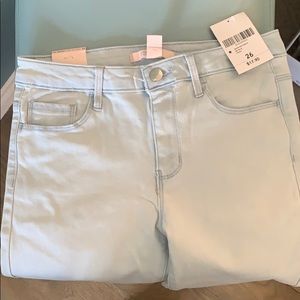 Low rise skinny ankle jeans